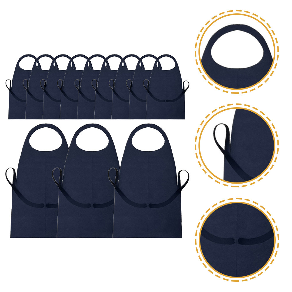 Art Craft School - 12Pcs Disposable Aprons Heavy-Duty Non-Woven Fabric