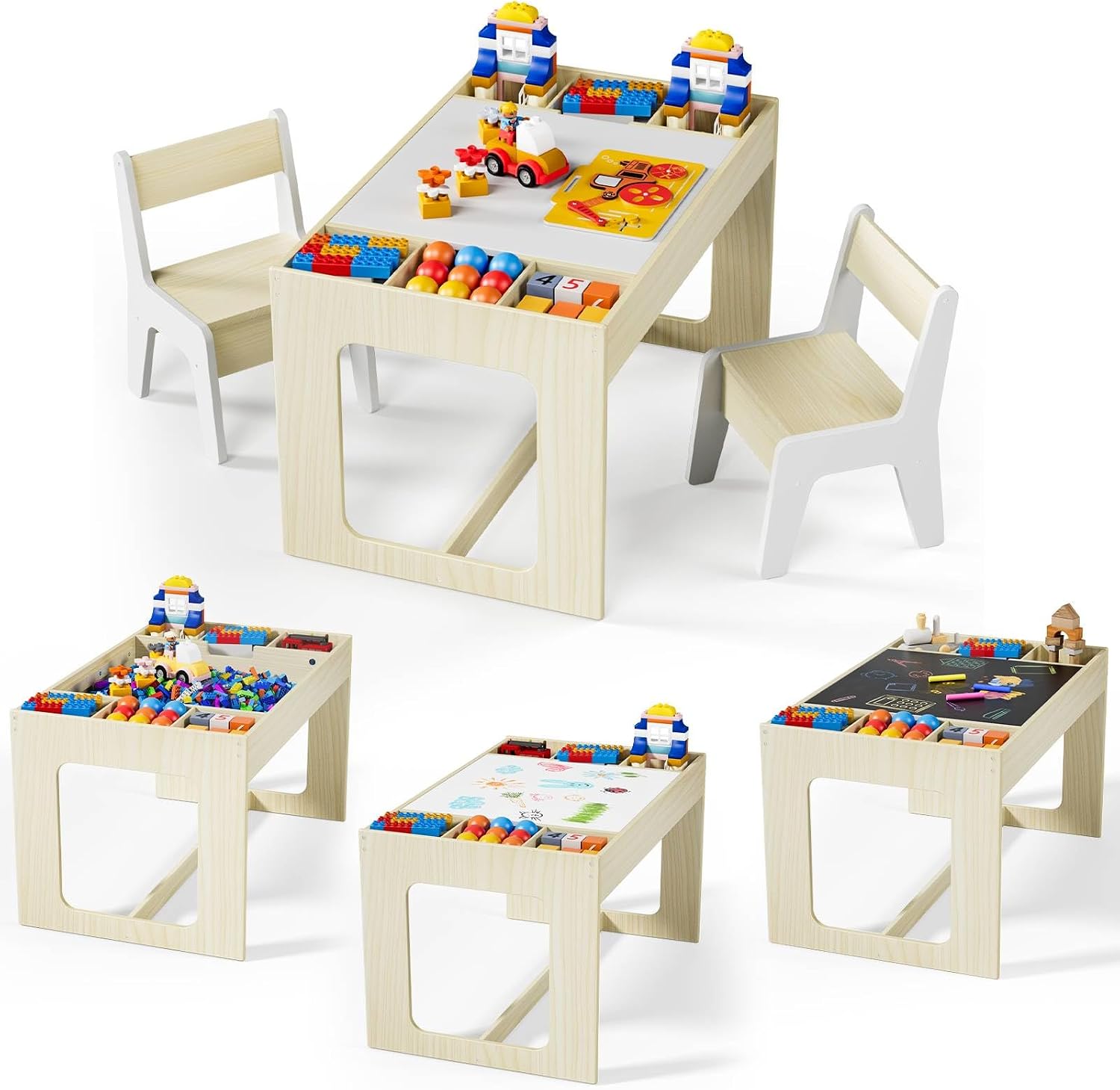 Art And Craft For Nursery - 3 in 1 Kids Art Table