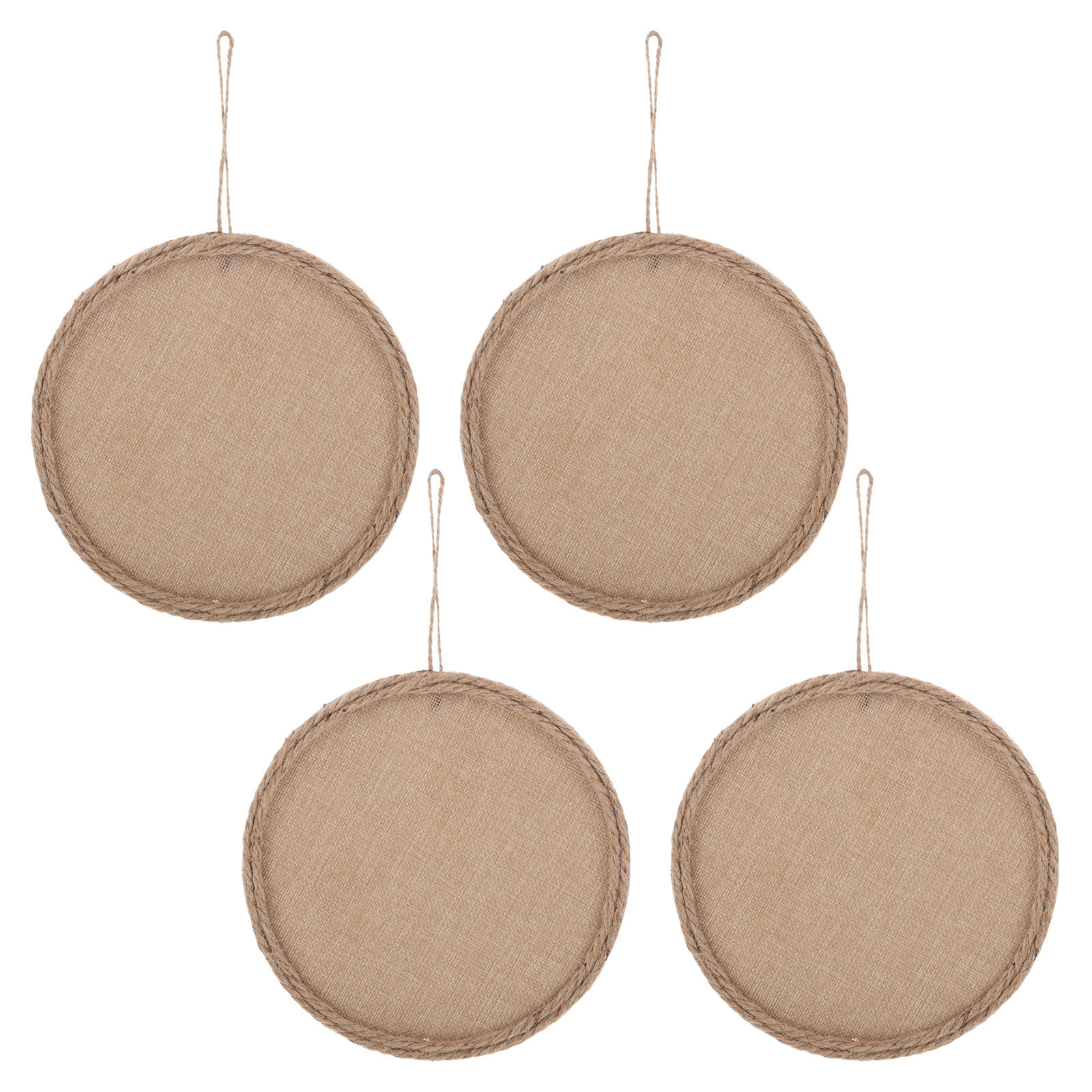 Art And Craft For Nursery - 4Pcs Kids String Board Linen Canvas