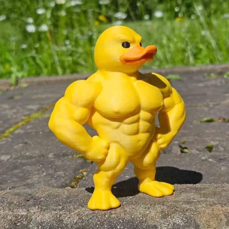 Art Craft Duck - pc Muscle Duck Statue - 3D