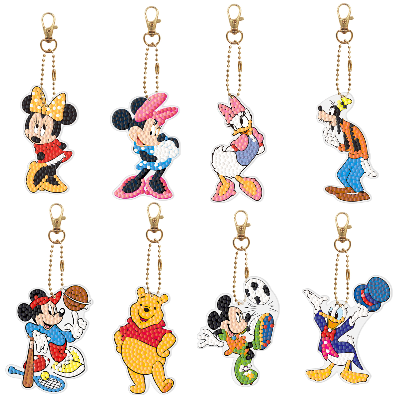 Art Craft Duck - Mickey Minnie Donald Duck DIY Cartoon