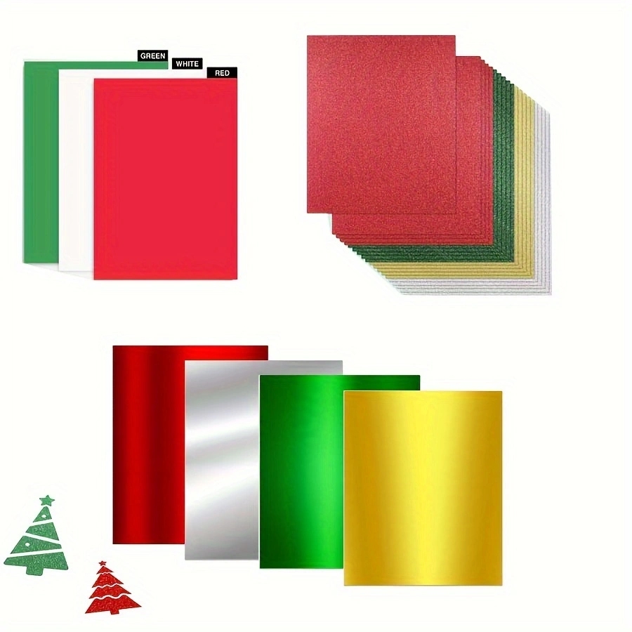 Art And Craft Recycle - 33 Sheets Christmas Style DIY Cardstock