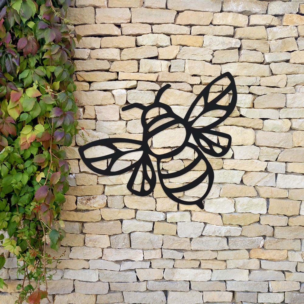 Art And Craft For Nursery - 1pc Metal Enchanting Bee Hive Sign
