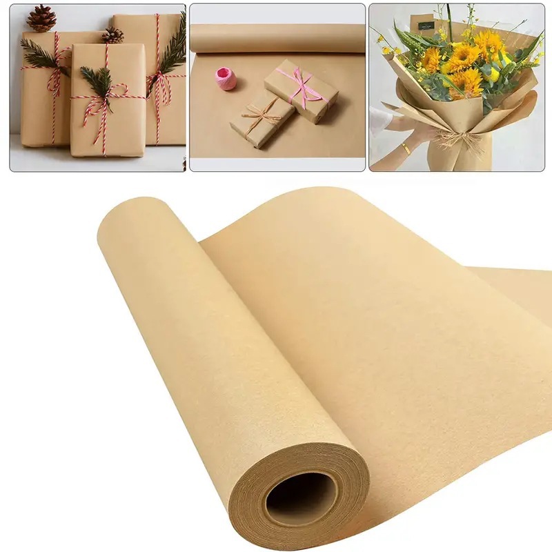 Art Craft Recycled Materials - Brown Kraft Paper Ideal For Gift