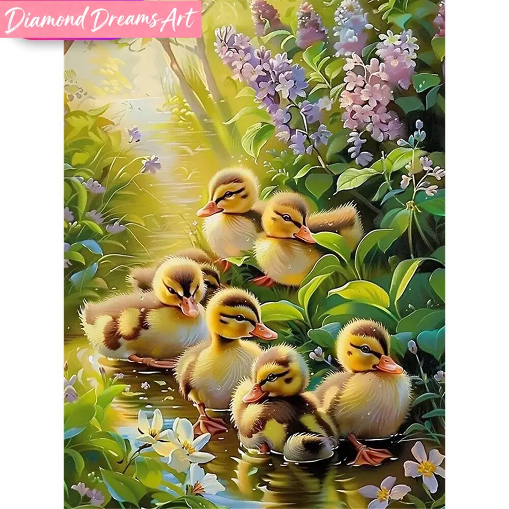 Art Craft Duck - Frameless, 5D DIY Diamond Painting Duck