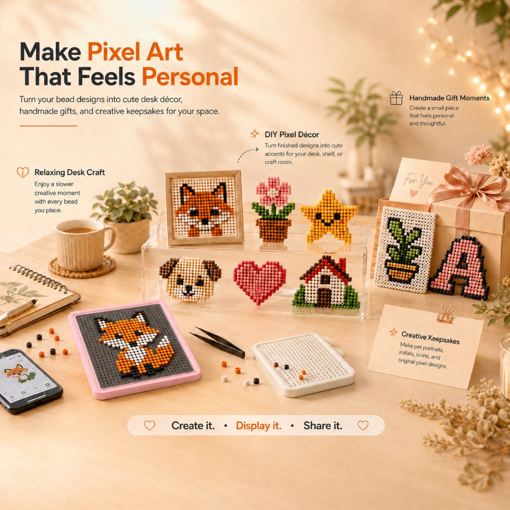 Art Craft Us - LED Smart Fuse Bead Pegboard, App
