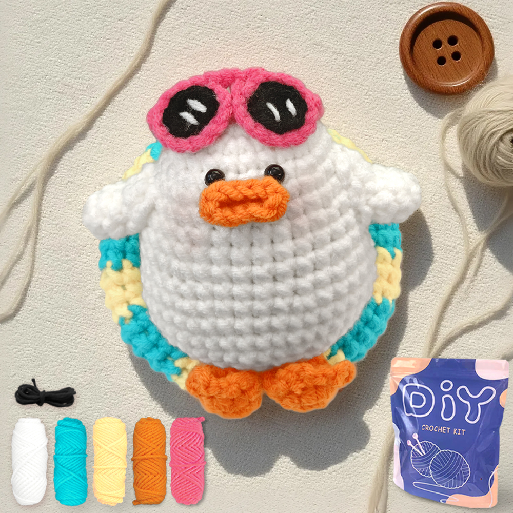 Art Craft Duck - YAMAXIN DIY Crochet Needle Kit Beginner
