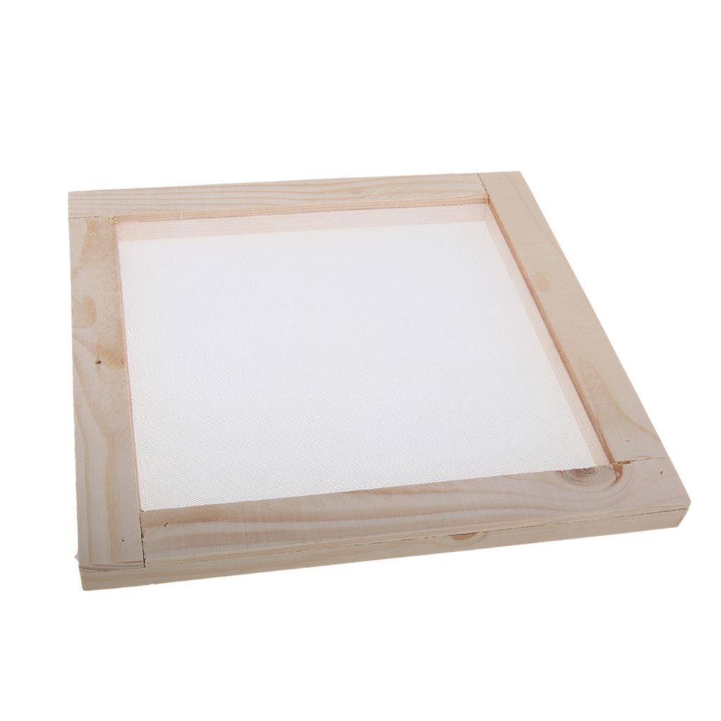 Art Craft Recycled Materials - Wooden Paper Making Screen Recycled Art