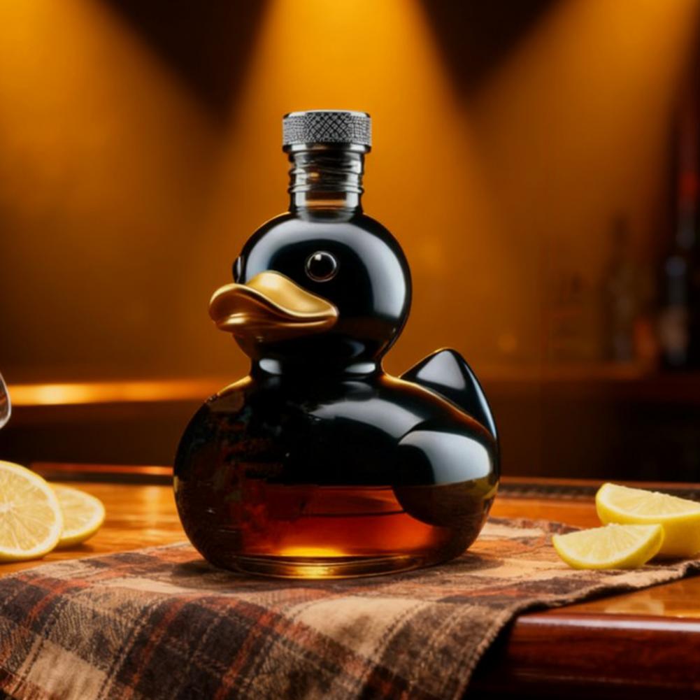 Art Craft Duck - Whimsical Duck-shaped Flask Artistic Duck Whiskey