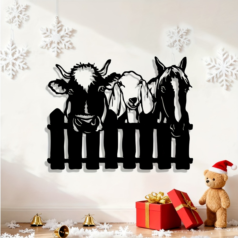 CIFBUY Metal Wall Art Farm Ani - Art Craft Duck 评论和价格