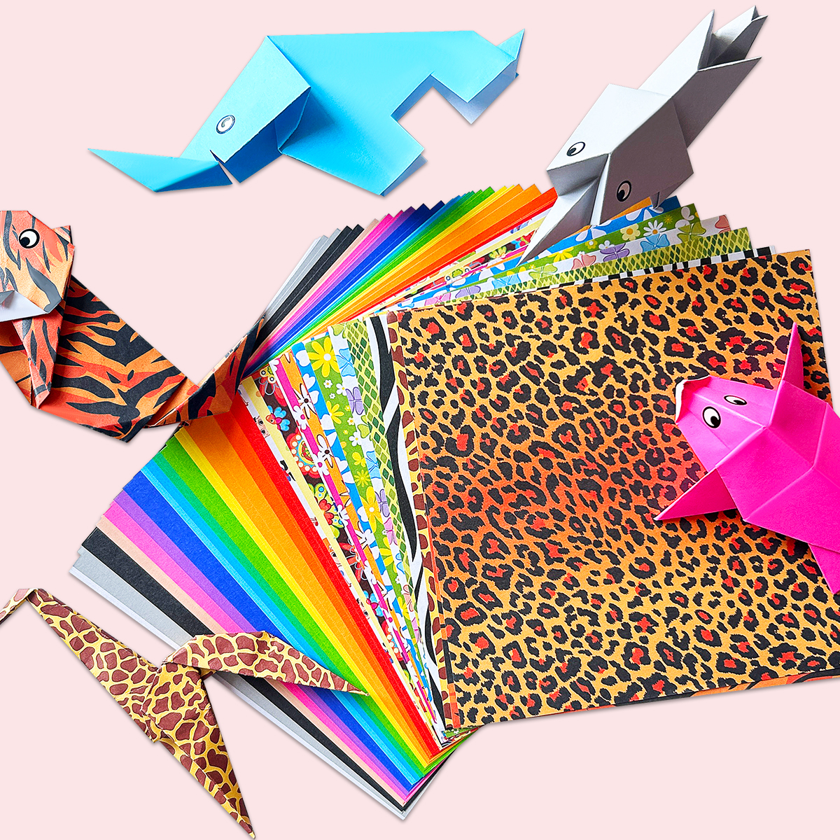 Kids DIY Origami Zoo Craft Kit - Art Craft Zoo 评论和价格