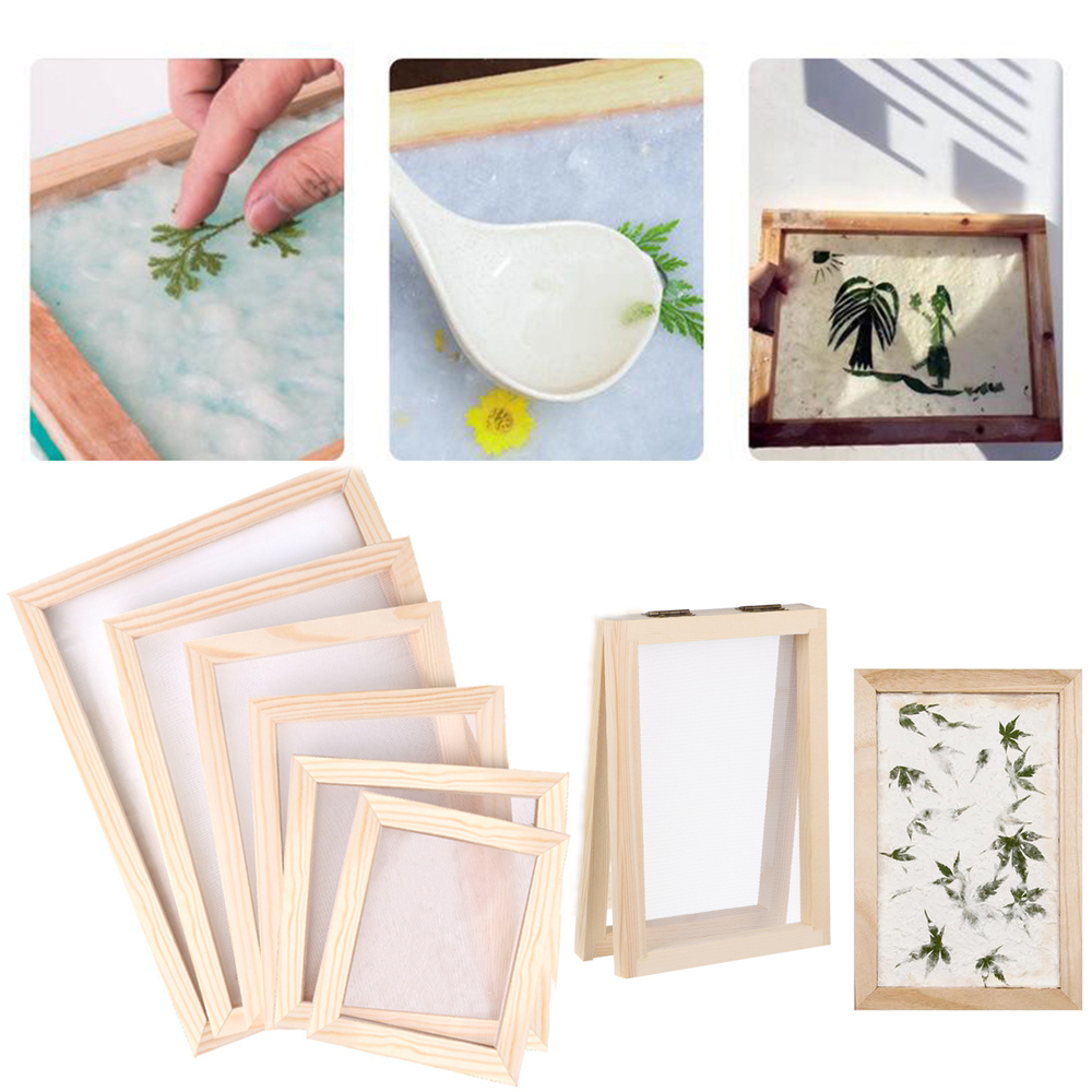 Wooden Paper Making   Kit Art  - Art And Craft Recycle 评论和价格