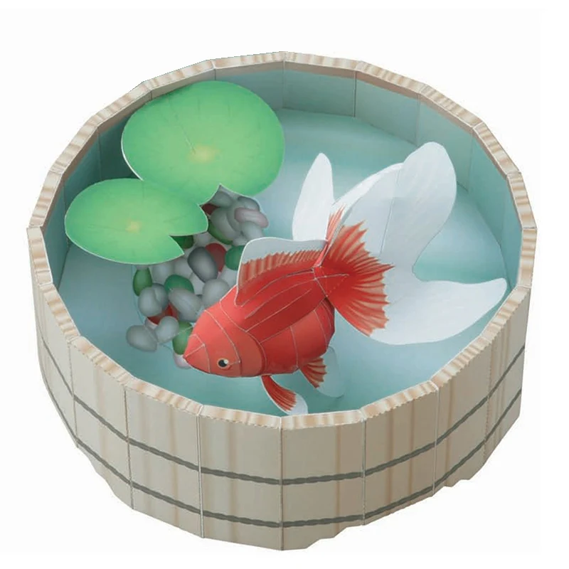 Goldfish Fish Origami Art Mini - Art Craft Center 评论和价格