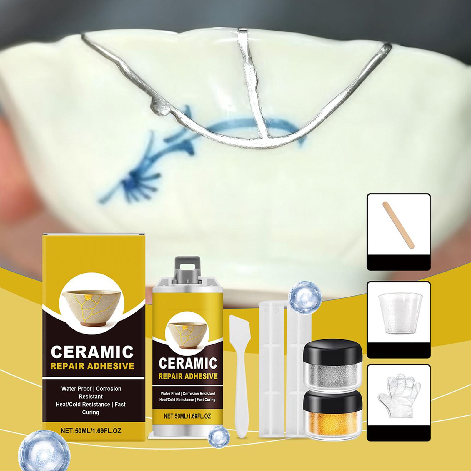 Porcelaine Repair Kit Gold Cer - Art Craft Workshop 评论和价格