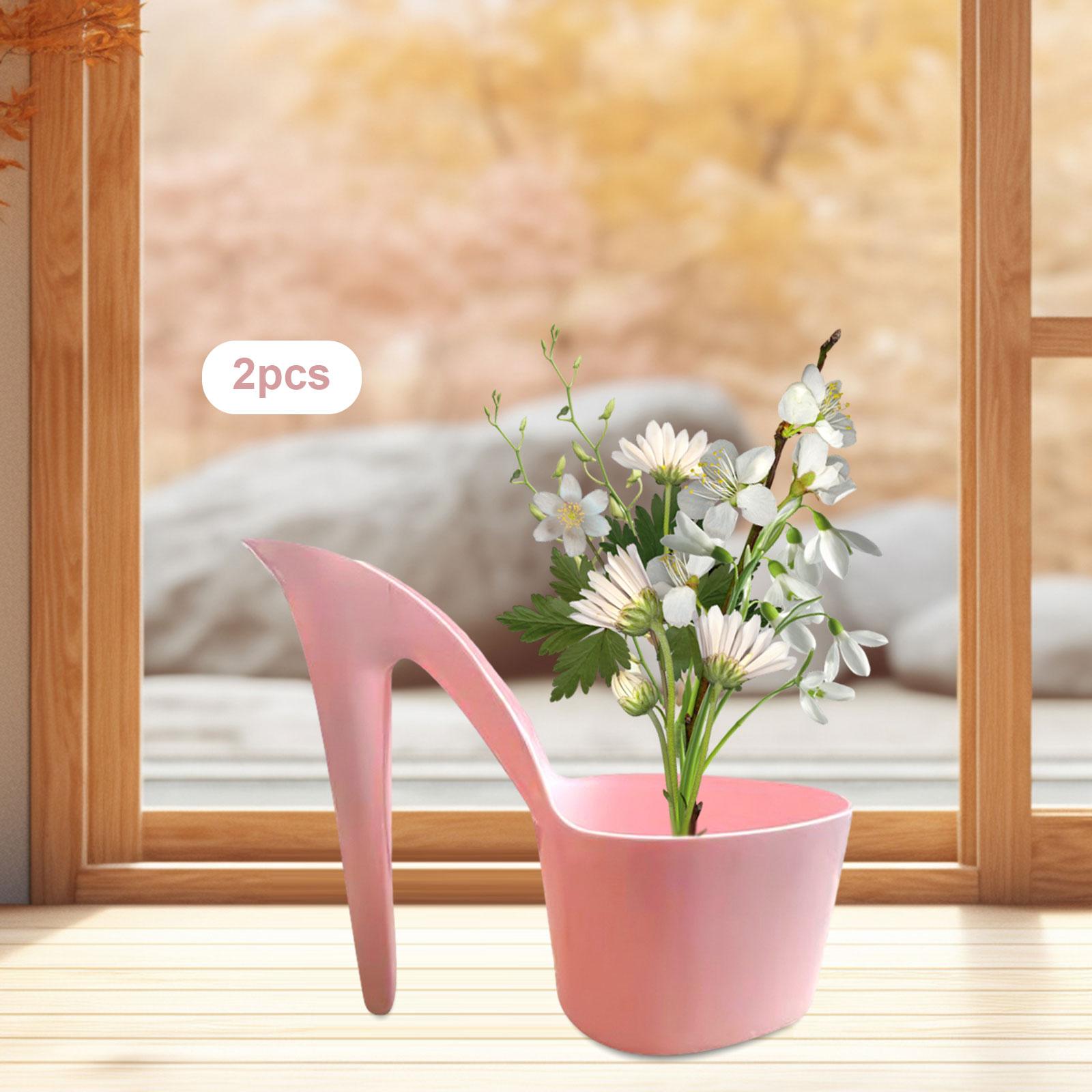 2x Flowerpot Lady Shoe Shape A - Art And Craft For Nursery 评论和价格