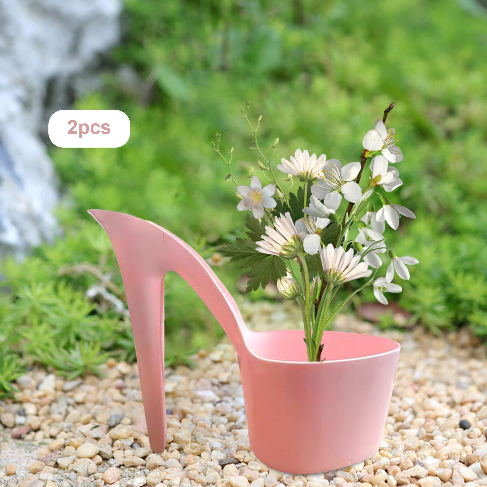 2x Flowerpot Lady Shoe Shape A - Art And Craft For Nursery 评论和价格
