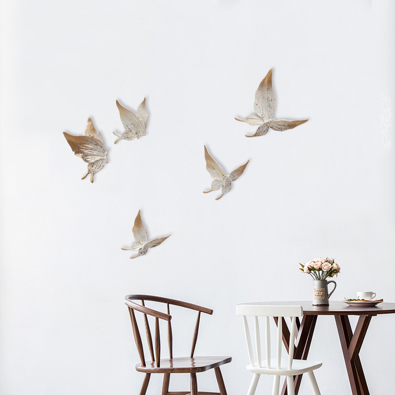 5pcs 3D Colorful Butterfly Wal - Art And Craft For Nursery 评论和价格