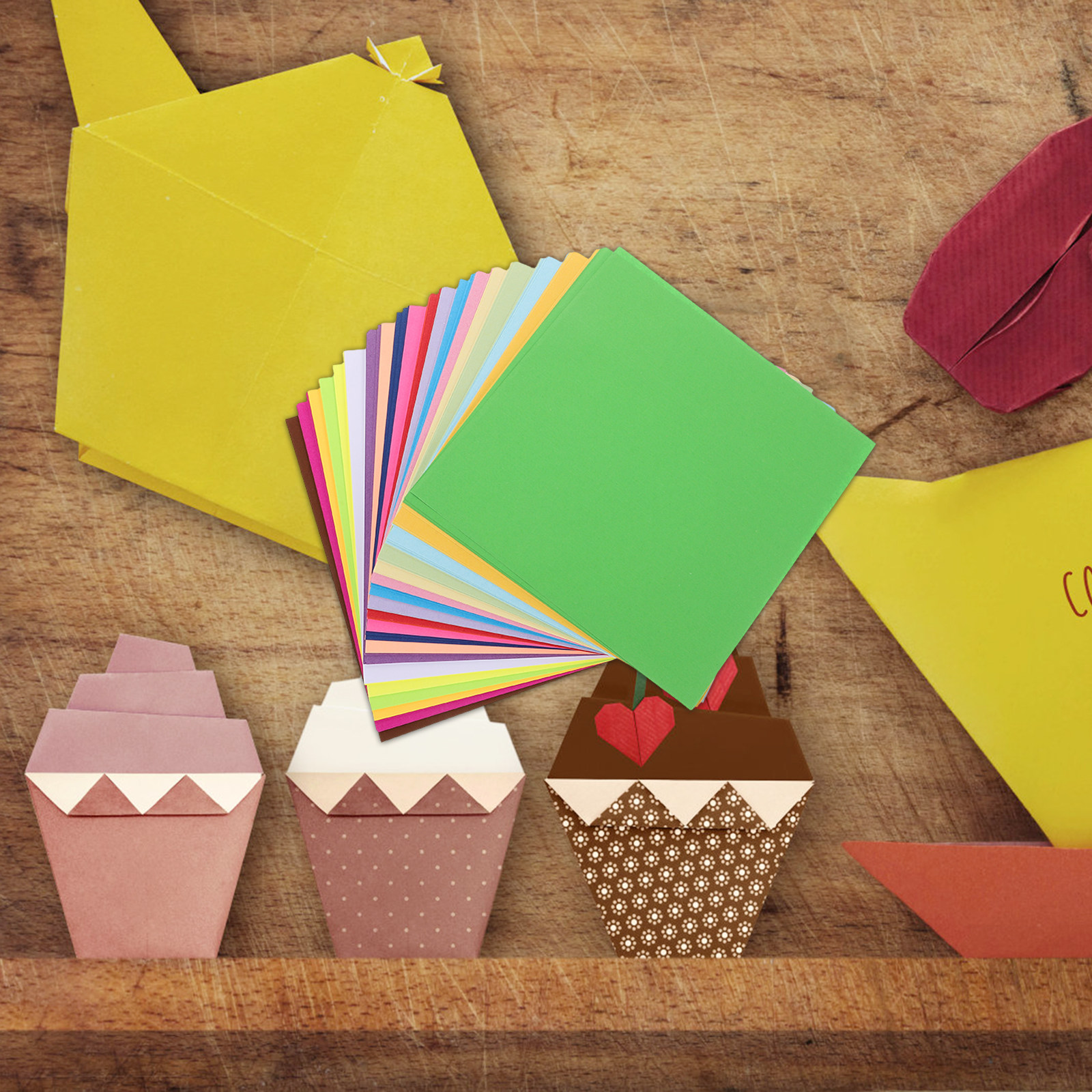 600Sheets Square Origami Paper - Art Craft School 评论和价格