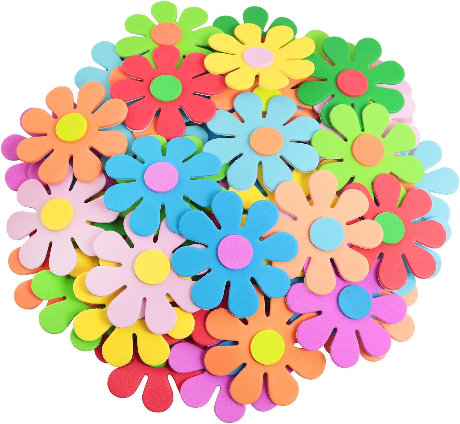 3D flower foam stickers Spring - Art Craft School 评论和价格