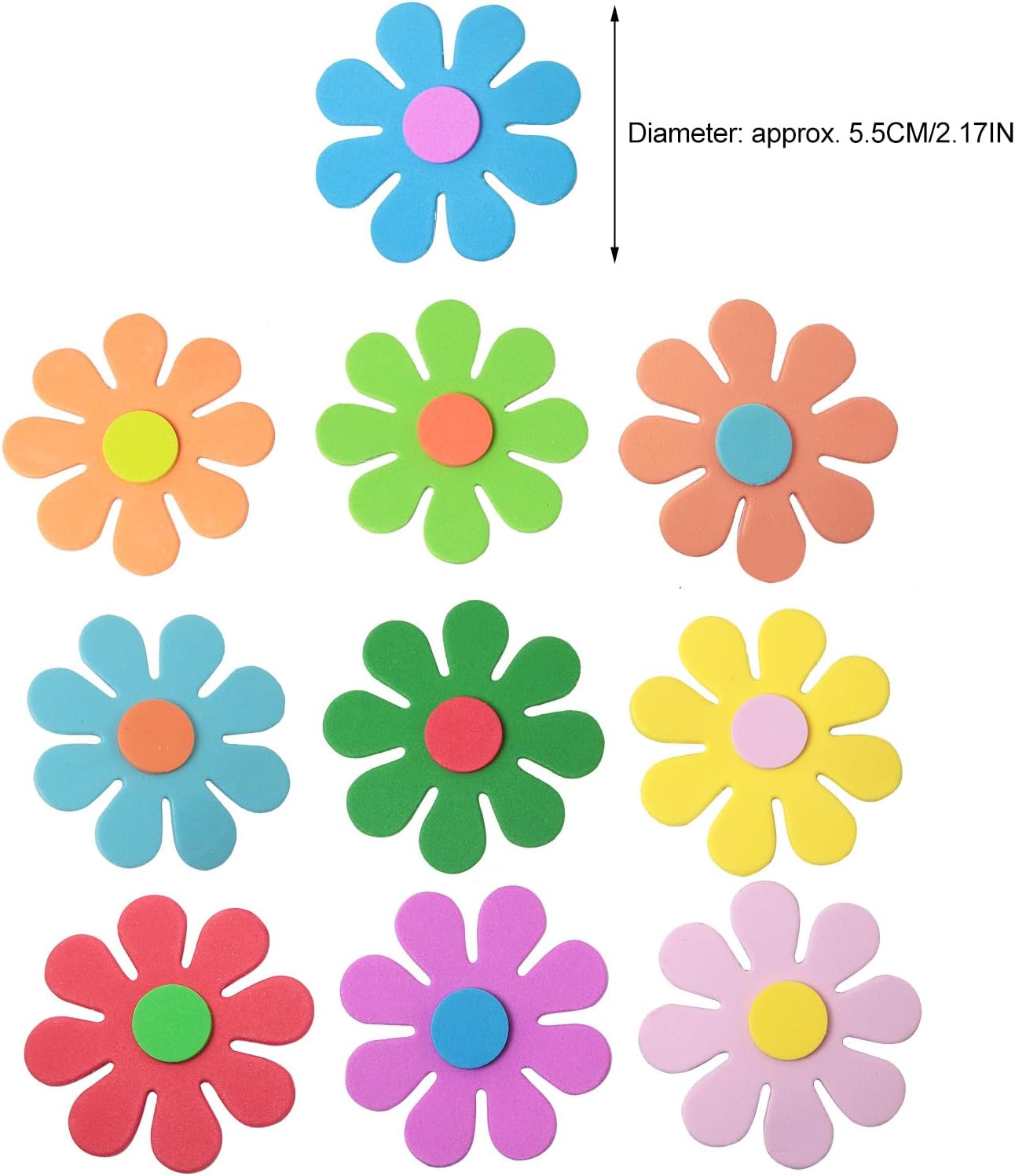 3D flower foam stickers Spring - Art Craft School 评论和价格