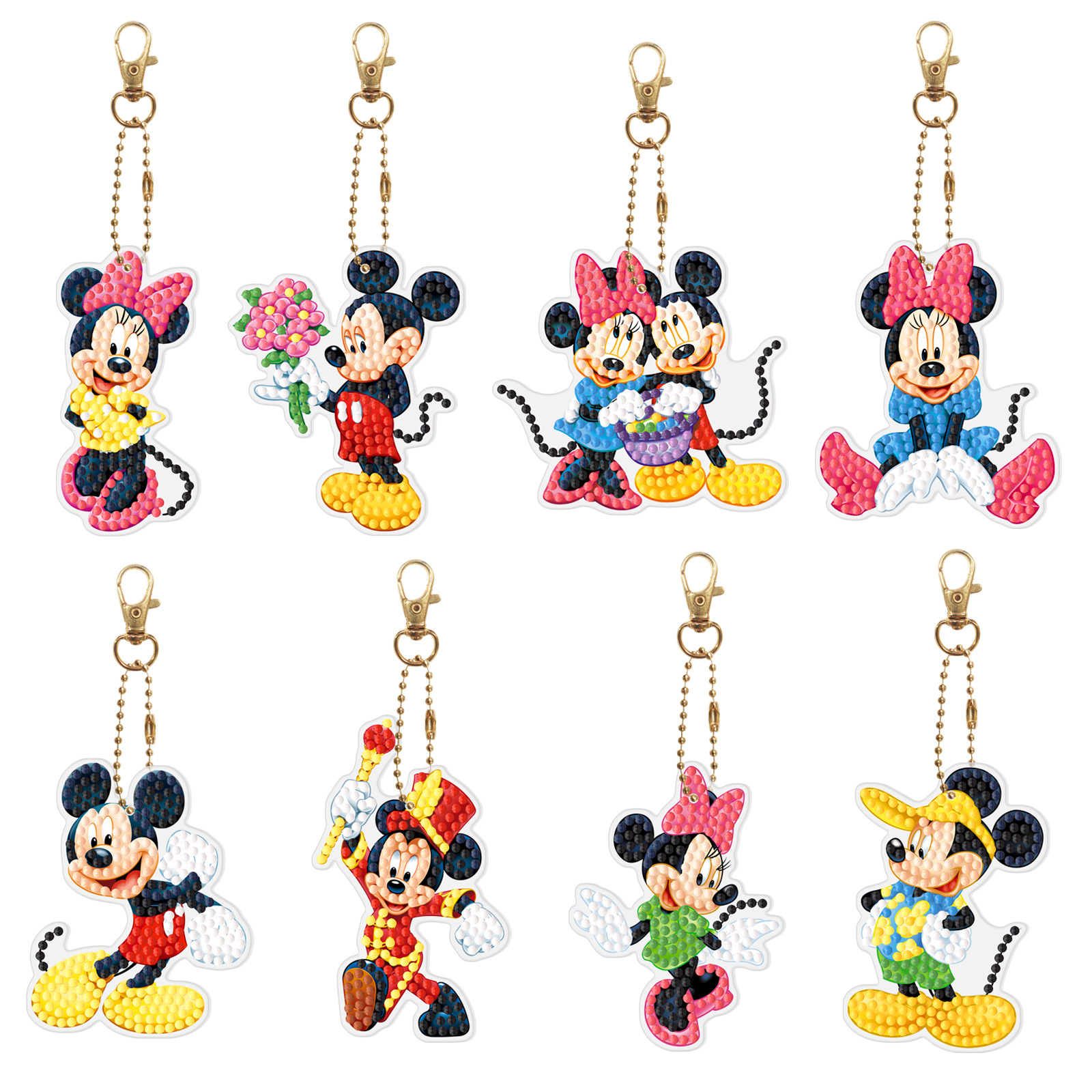 Mickey Minnie Donald Duck DIY  - Art Craft Duck 评论和价格