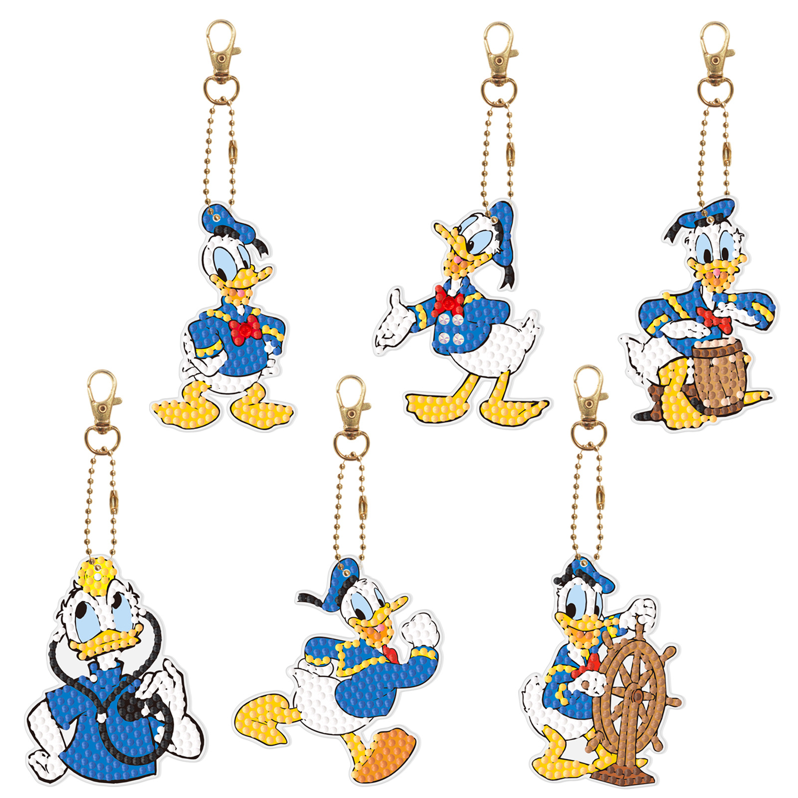 Mickey Minnie Donald Duck DIY  - Art Craft Duck 评论和价格