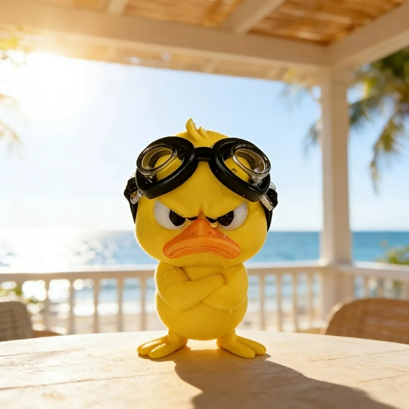 1PC Angry Hug Duck Figurine Wi - Art Craft Duck 评论和价格