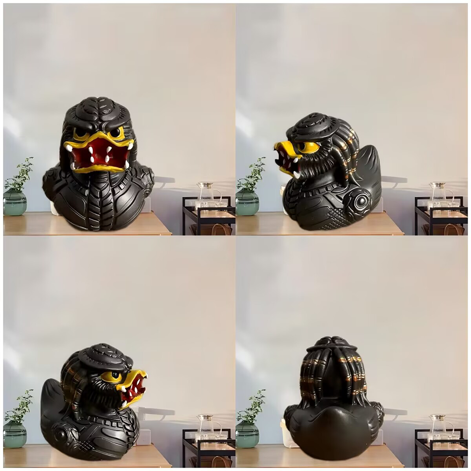 Alien Duck Resin Statue，Evil A - Art Craft Duck 评论和价格