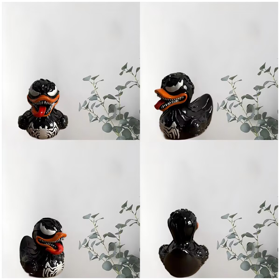 Alien Duck Resin Statue，Evil A - Art Craft Duck 评论和价格
