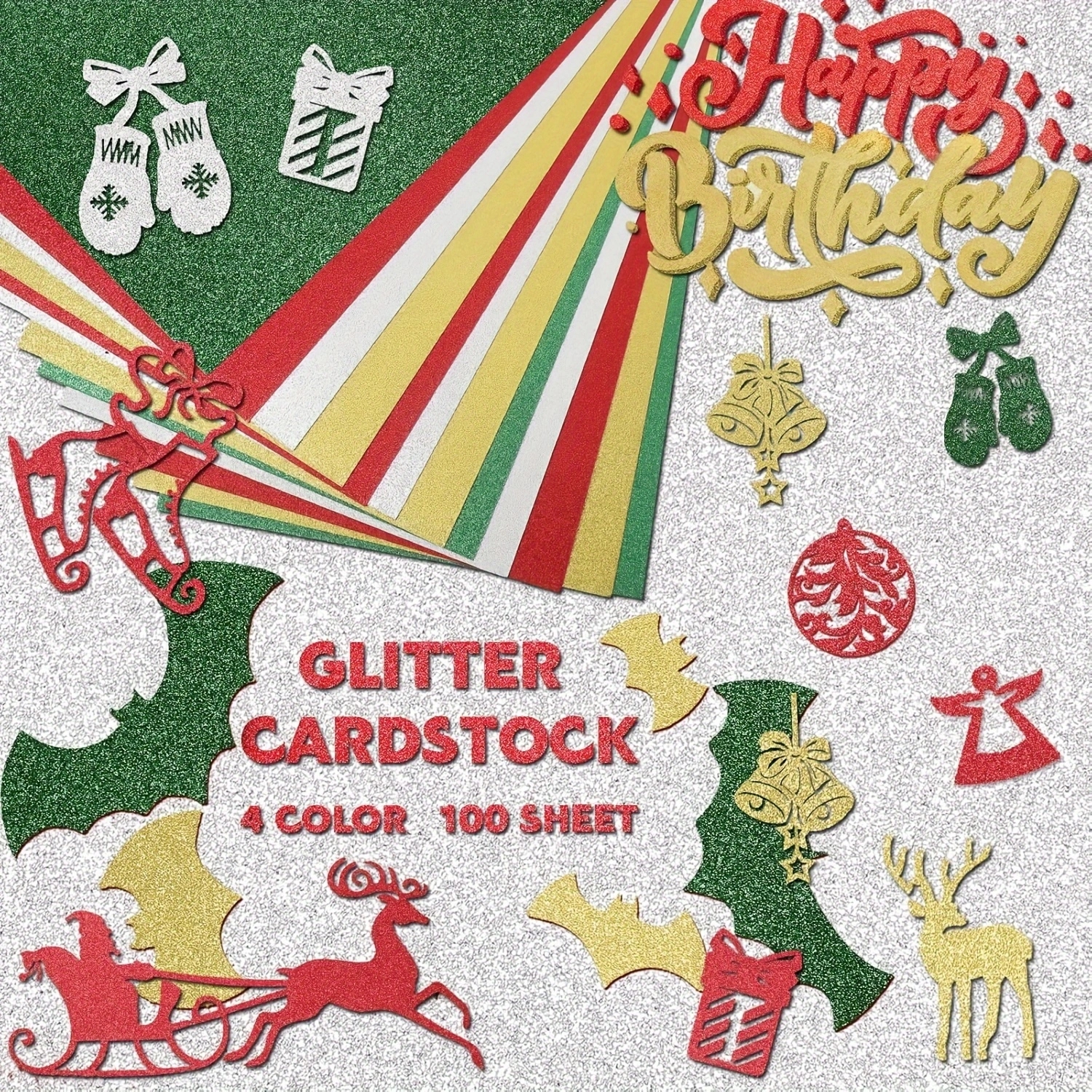 33 Sheets Christmas Style DIY  - Art And Craft Recycle 评论和价格