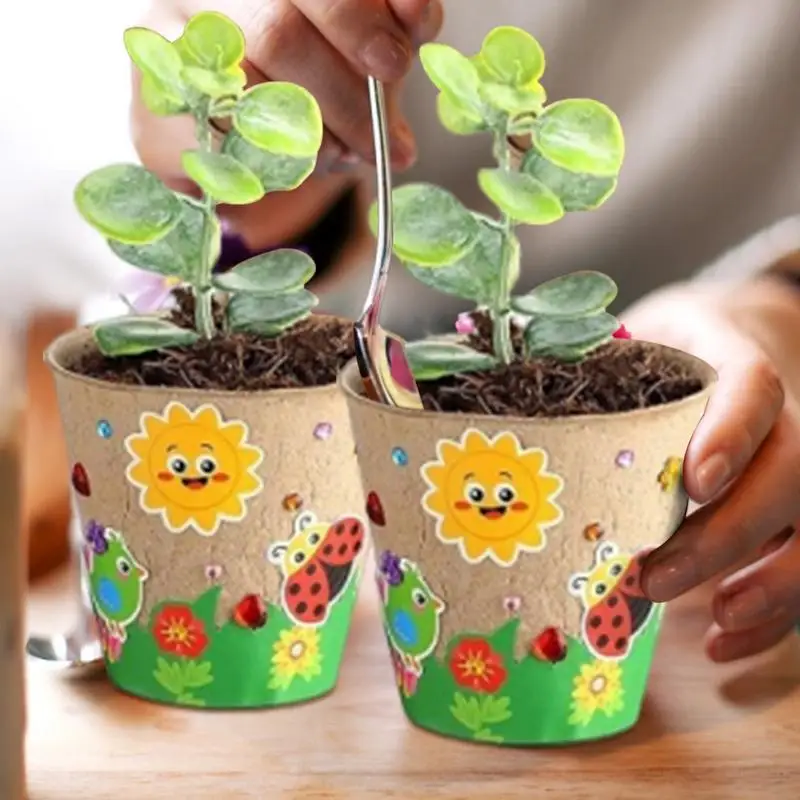 DIY Paper Flower Pot Craft Kit - Art And Craft For Nursery 评论和价格