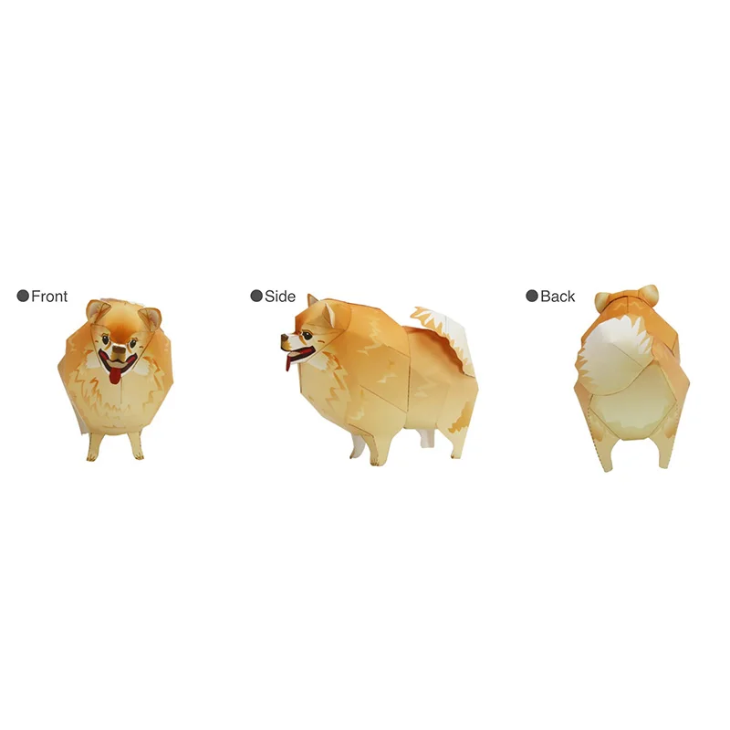 Pomeranian Dog Folding Origami - Art Craft Center 评论和价格