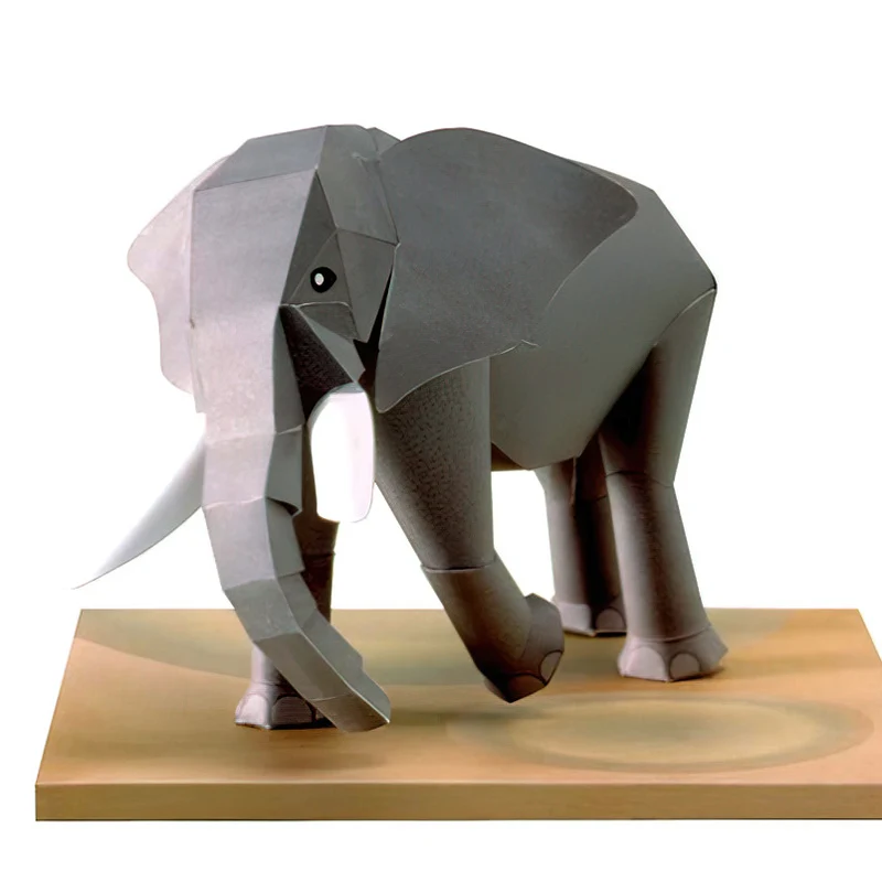 African Elephant Origami Art M - Art Craft Center 评论和价格