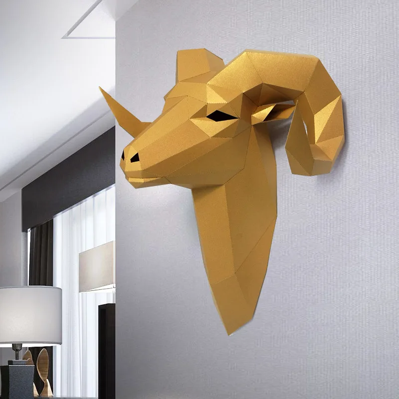 Pre-cut Bighorn Wild Sheep Ani - Art Craft Center 评论和价格