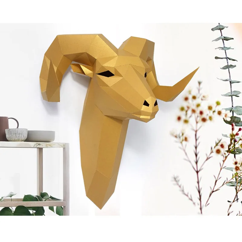 Pre-cut Bighorn Wild Sheep Ani - Art Craft Center 评论和价格