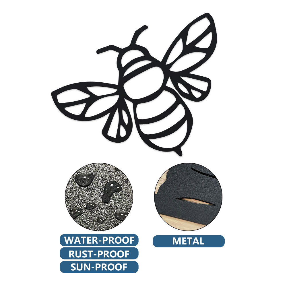 Metal Enchanting Bee Hive Sign - Art And Craft For Nursery 评论和价格