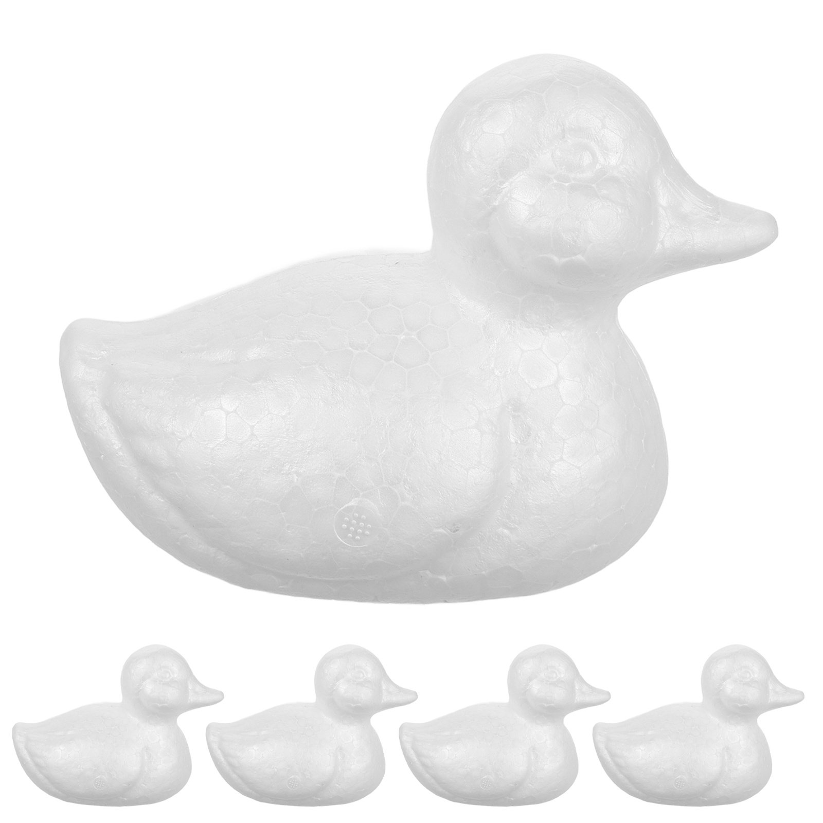 5pcs Foam Duck Shapes White Po - Art Craft Duck 评论和价格