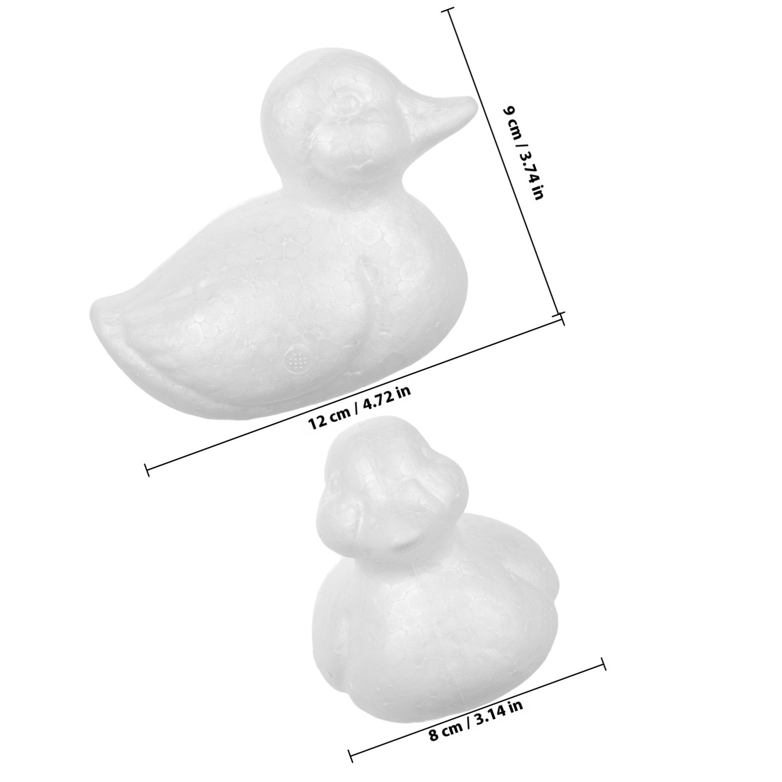 5pcs Foam Duck Shapes White Po - Art Craft Duck 评论和价格