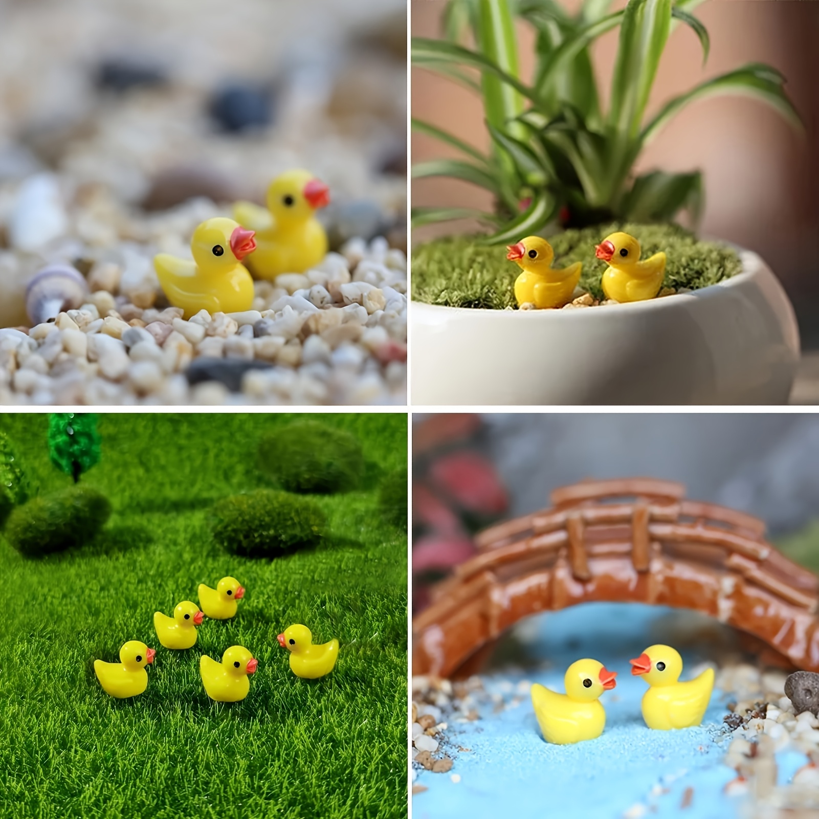 100Pcs Yellow Mini Duck Bulk R - Art Craft Duck 评论和价格