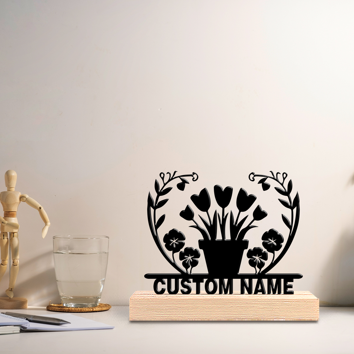 1pc flower grass Custom Text I - Art Craft Us 评论和价格