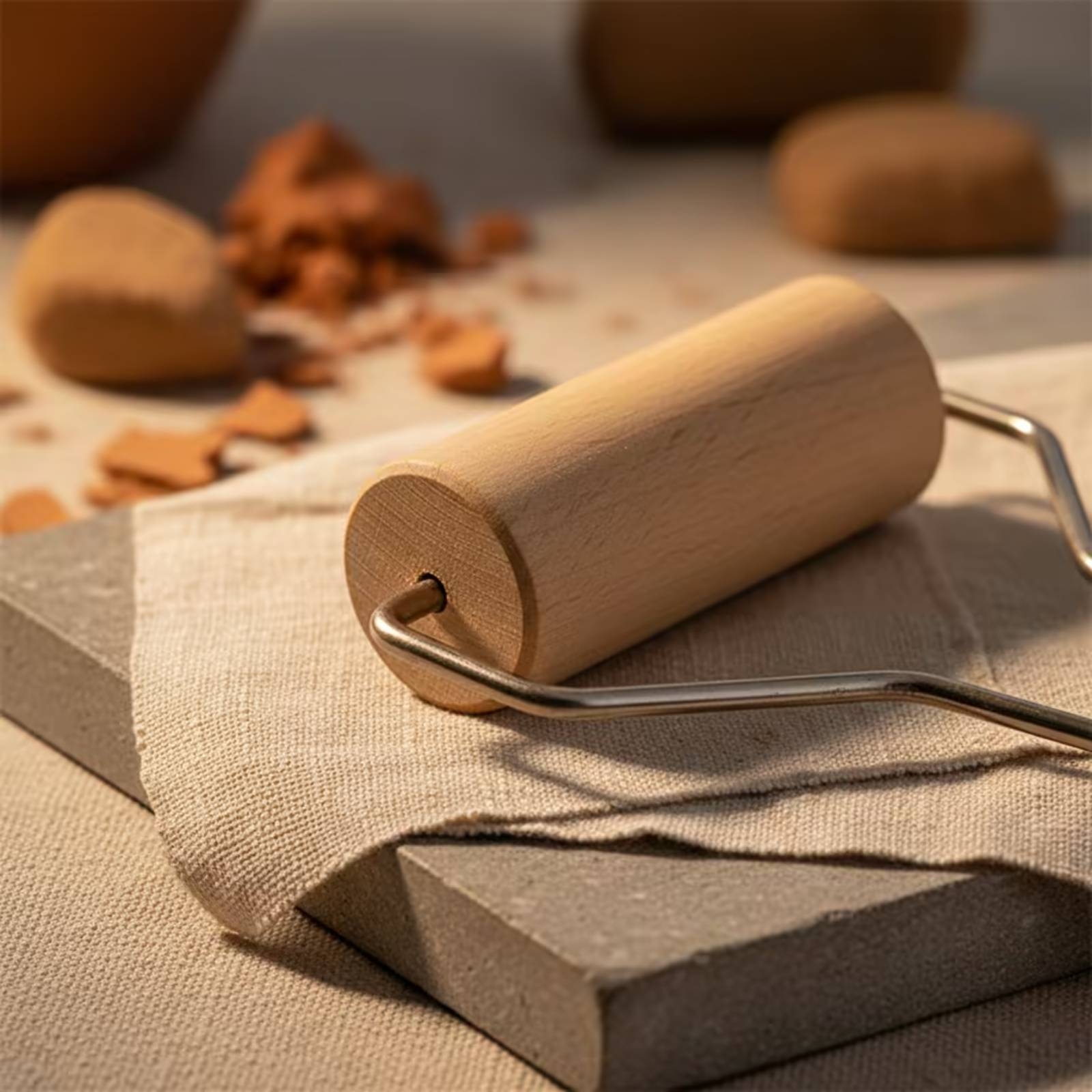 Clay Roller Manual Pottery Rol - Art Craft Workshop 评论和价格