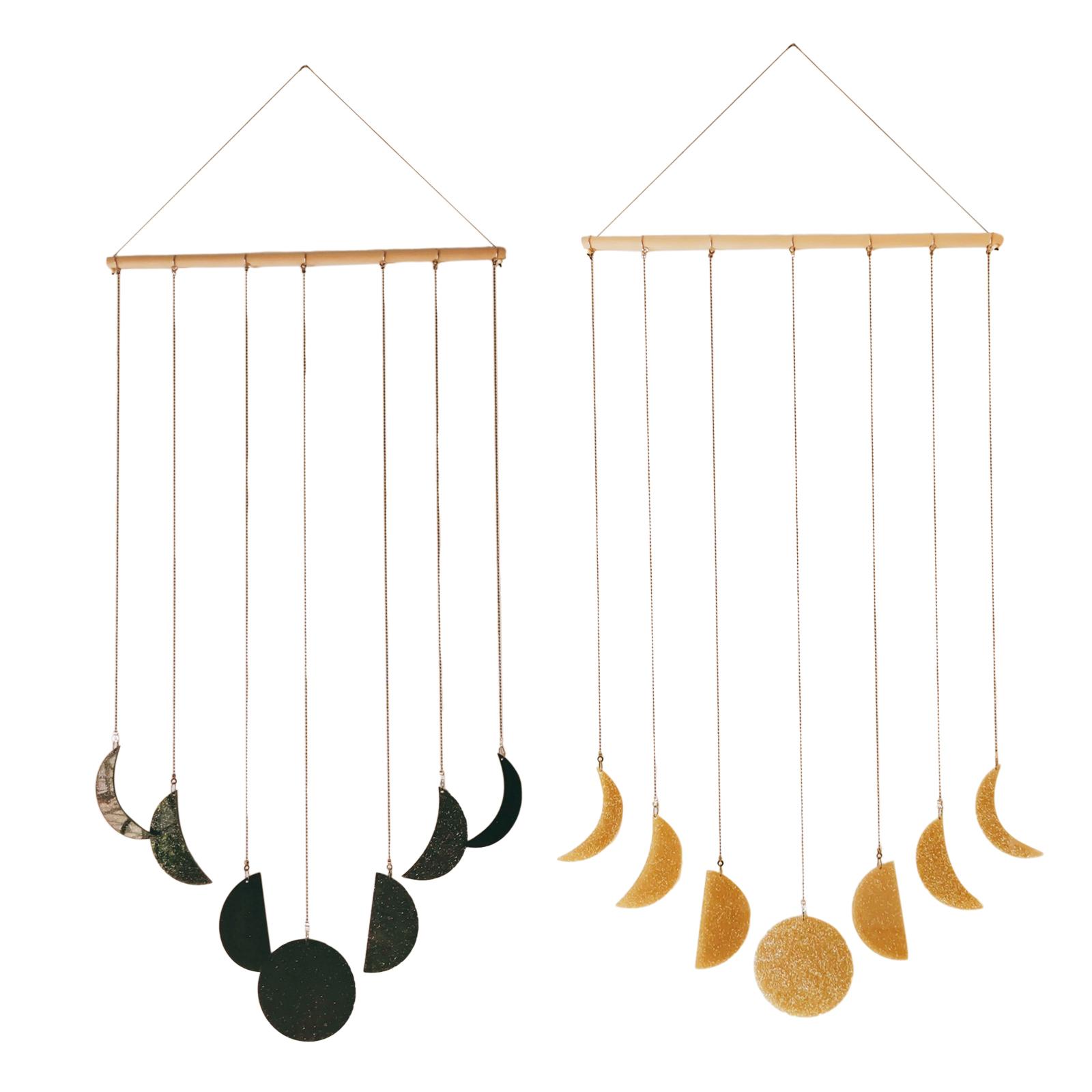 Moon Phase Wall Hanging Decor  - Art And Craft For Nursery 评论和价格