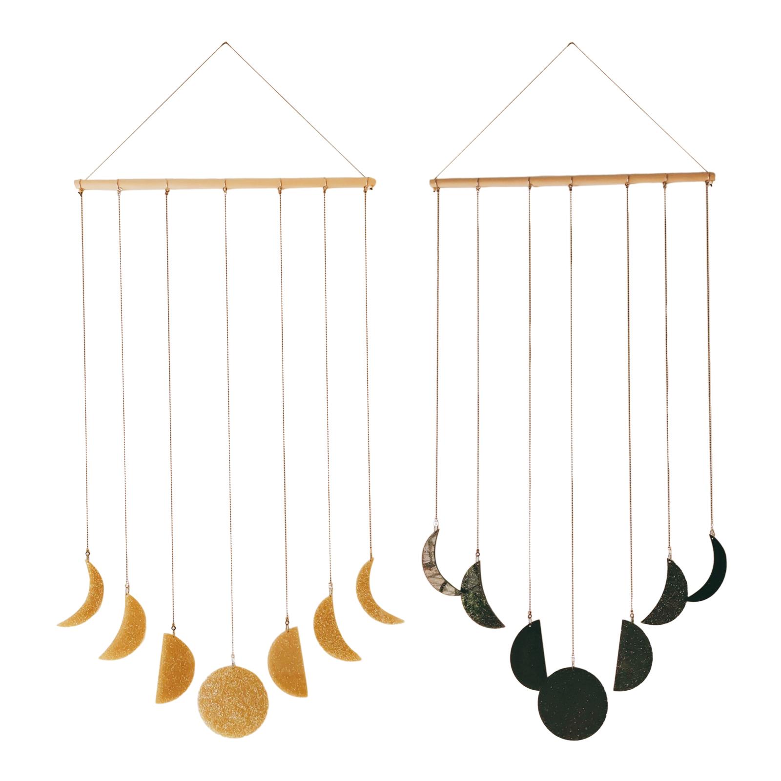Moon Phase Wall Hanging Decor  - Art And Craft For Nursery 评论和价格