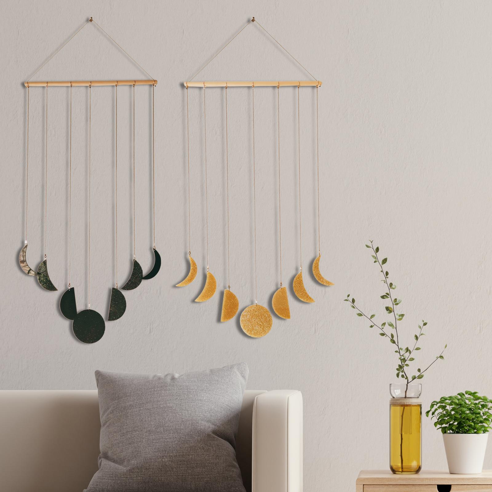 Moon Phase Wall Hanging Decor  - Art And Craft For Nursery 评论和价格