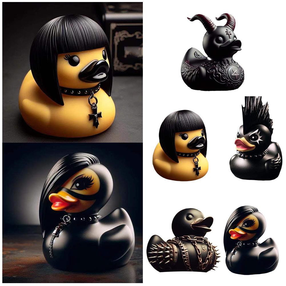 Duck Devil Duck Death Rock Duc - Art Craft Duck 评论和价格
