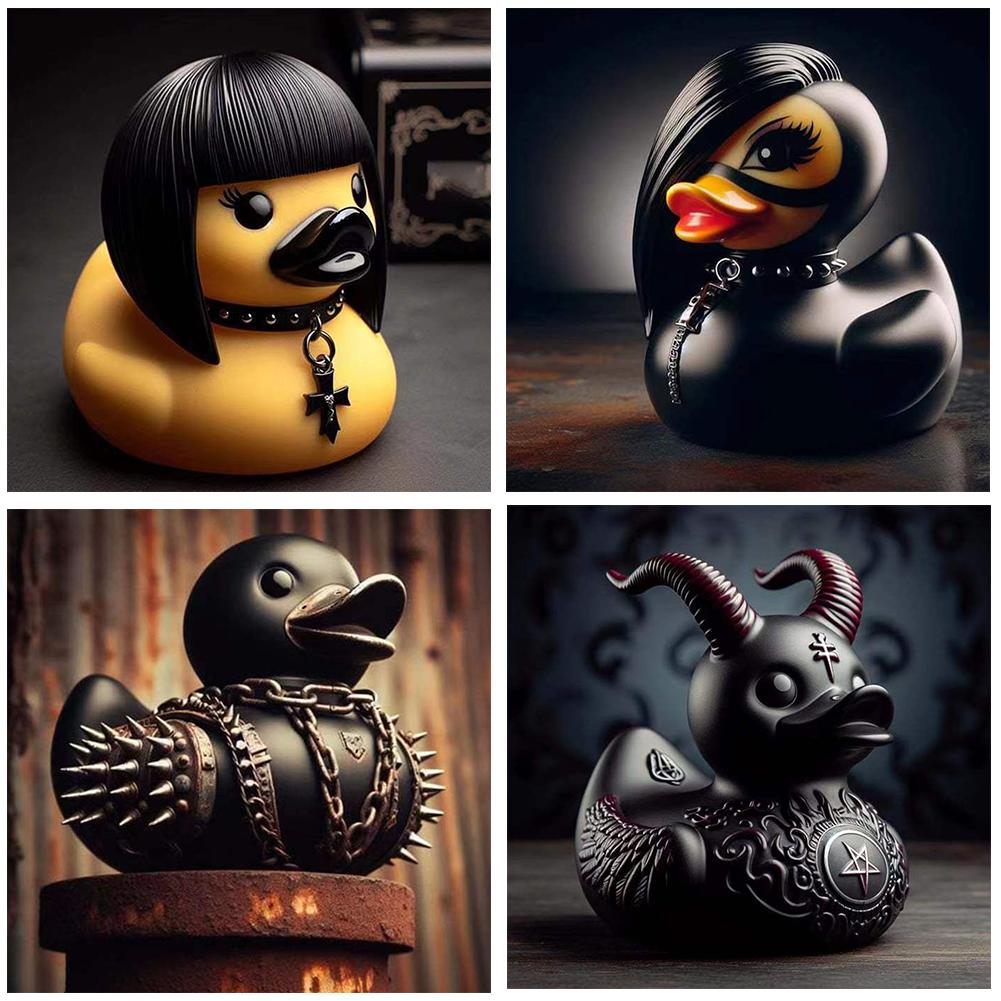 Duck Devil Duck Death Rock Duc - Art Craft Duck 评论和价格