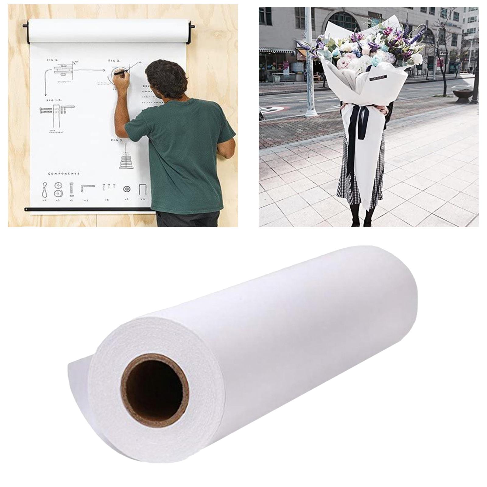 10/20/30m/Roll White Kraft Art - Art And Craft Recycle 评论和价格