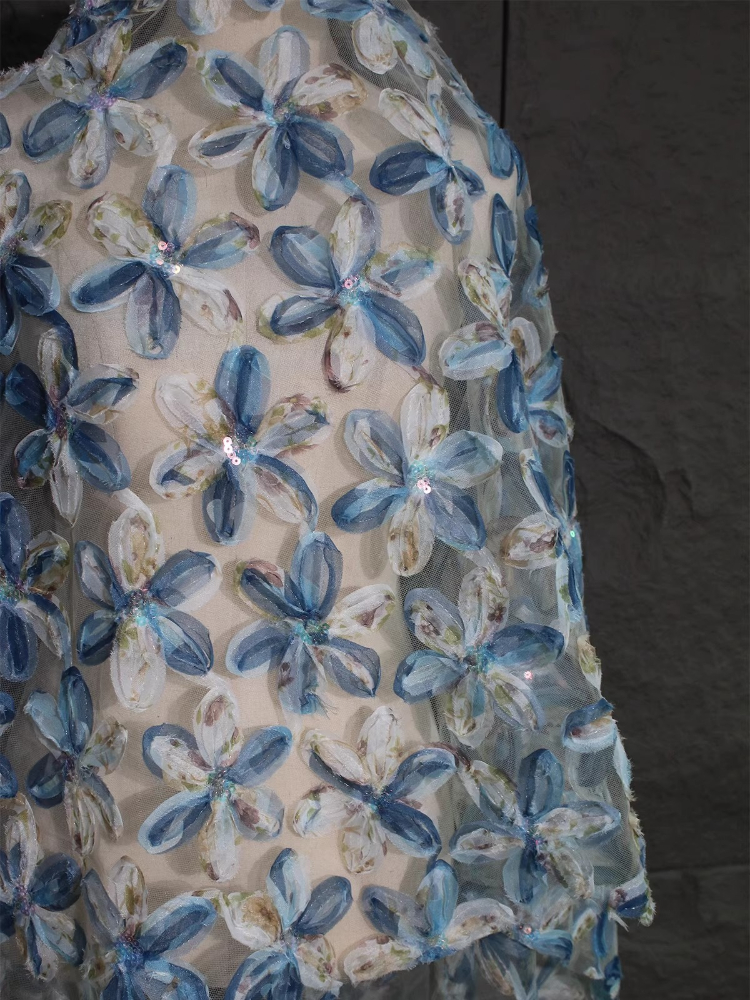 Mesh Sequin Fabric Embroidered - Art Craft Upholstery 评论和价格