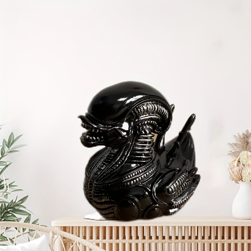 Alien Duck Resin Statue，Evil A - Art Craft Duck 评论和价格