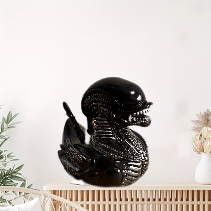 Alien Duck Resin Statue，Evil A - Art Craft Duck 评论和价格